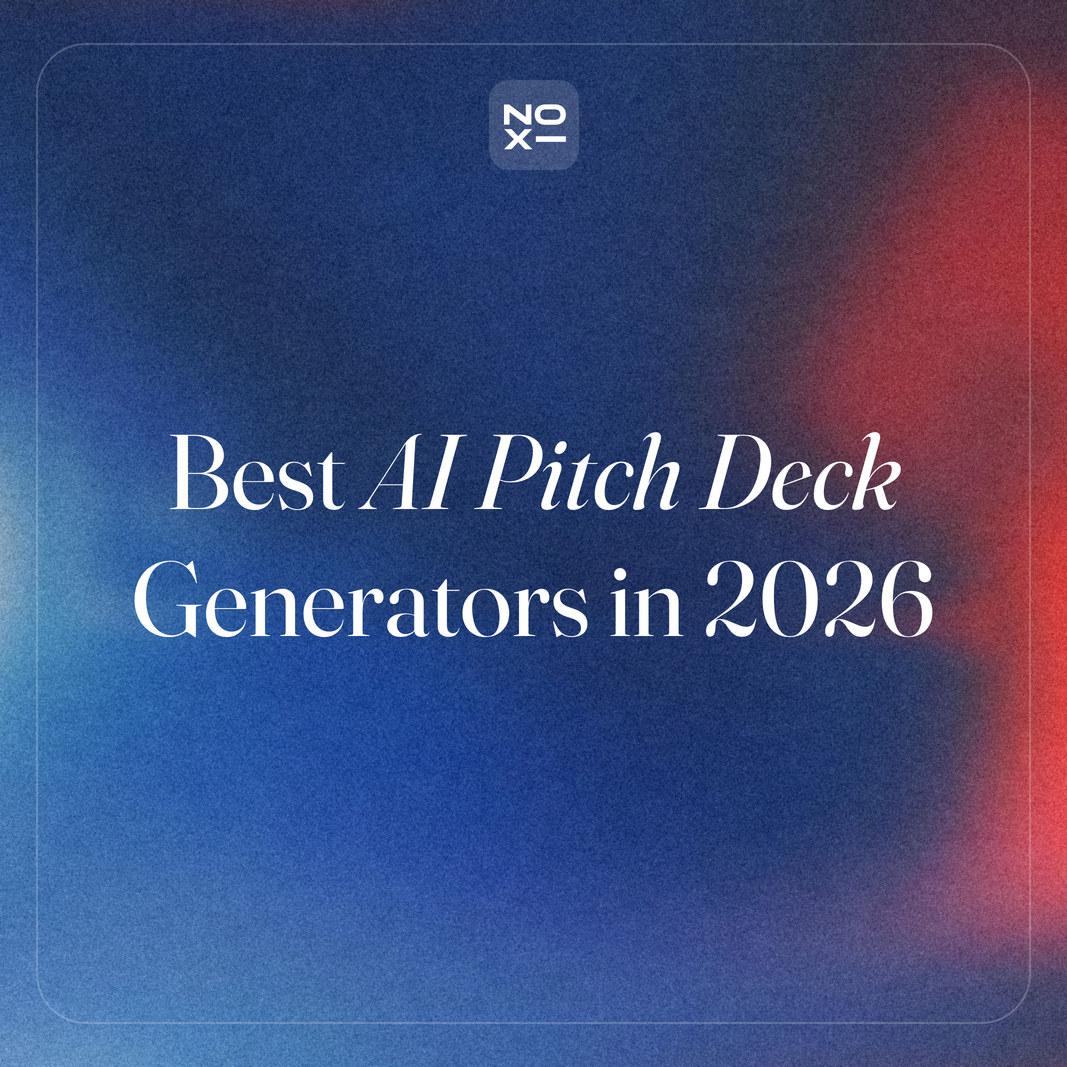 Best AI Pitch Deck Generators in 2026 (Tested by a Founder)