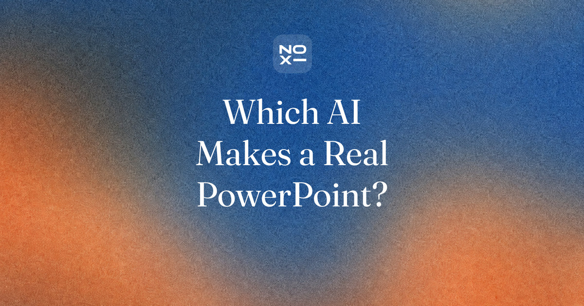 AI PowerPoint generators 2026 — a native PowerPoint export with live, editable text beside a flattened picture-per-slide export