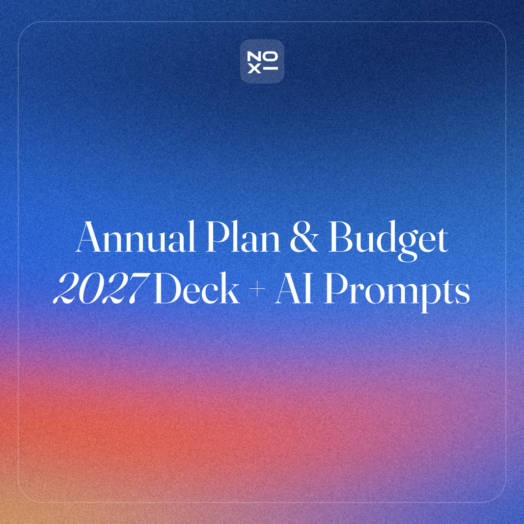 Annual Plan and Budget Presentation 2027: Template and AI Prompts