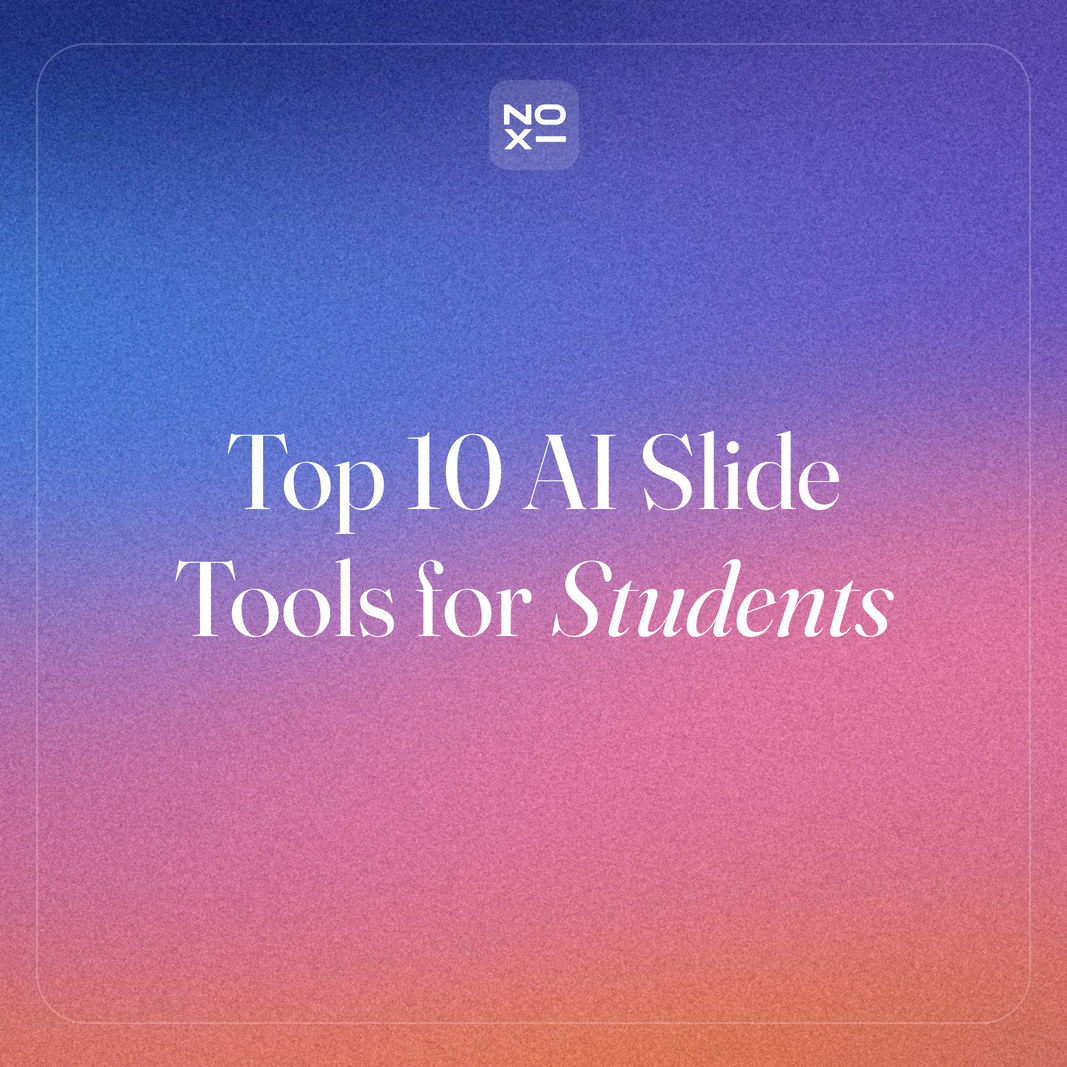 Top 10 AI Presentation Makers for Students (September 2026)