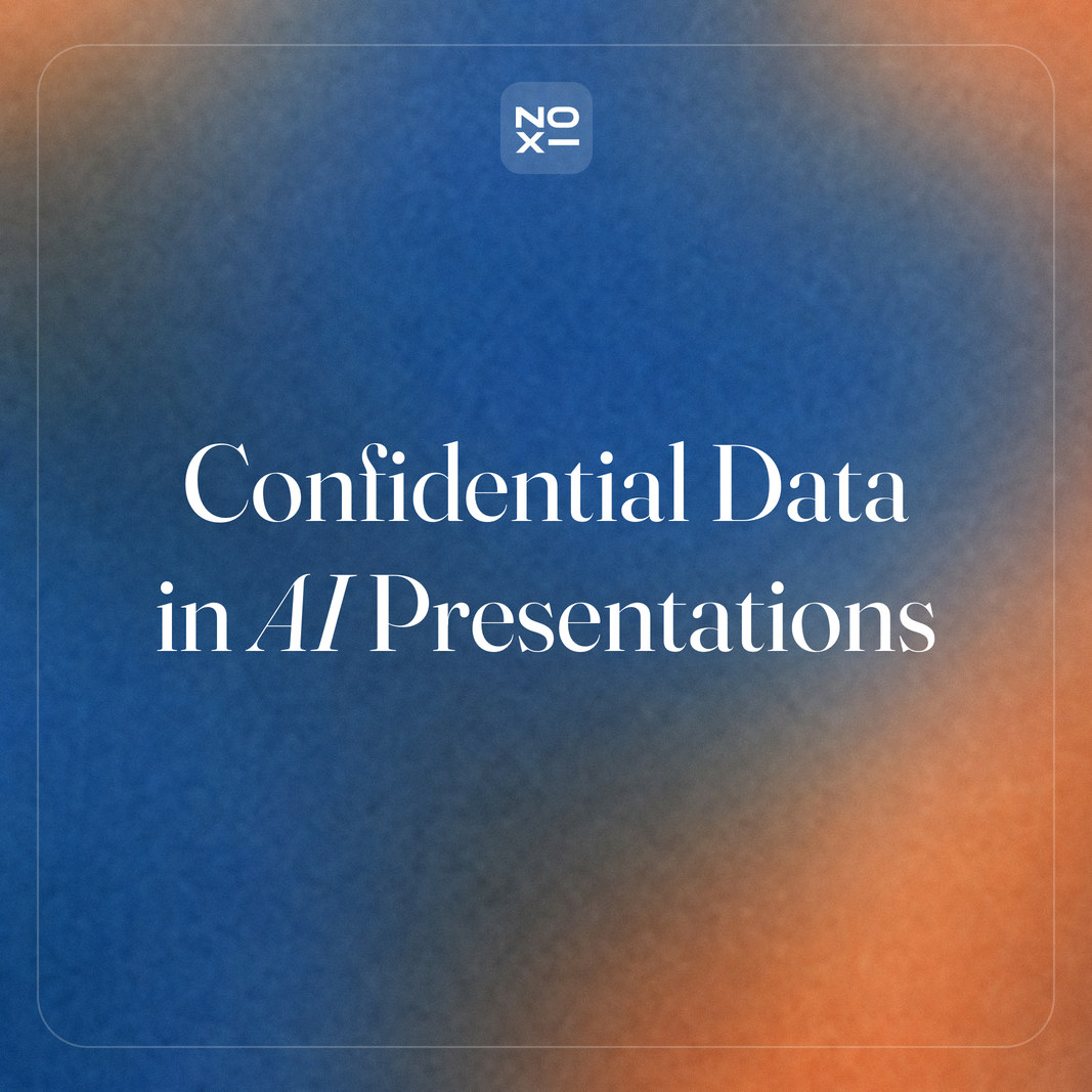 How to prepare confidential material for an AI presentation tool