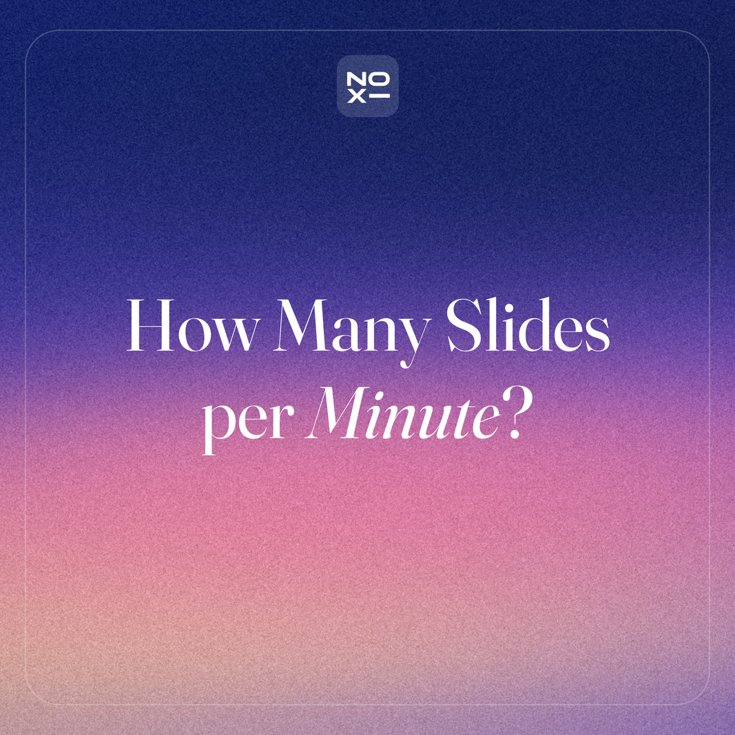 How Many Slides per Minute? Table for 5 to 60-Minute Presentations