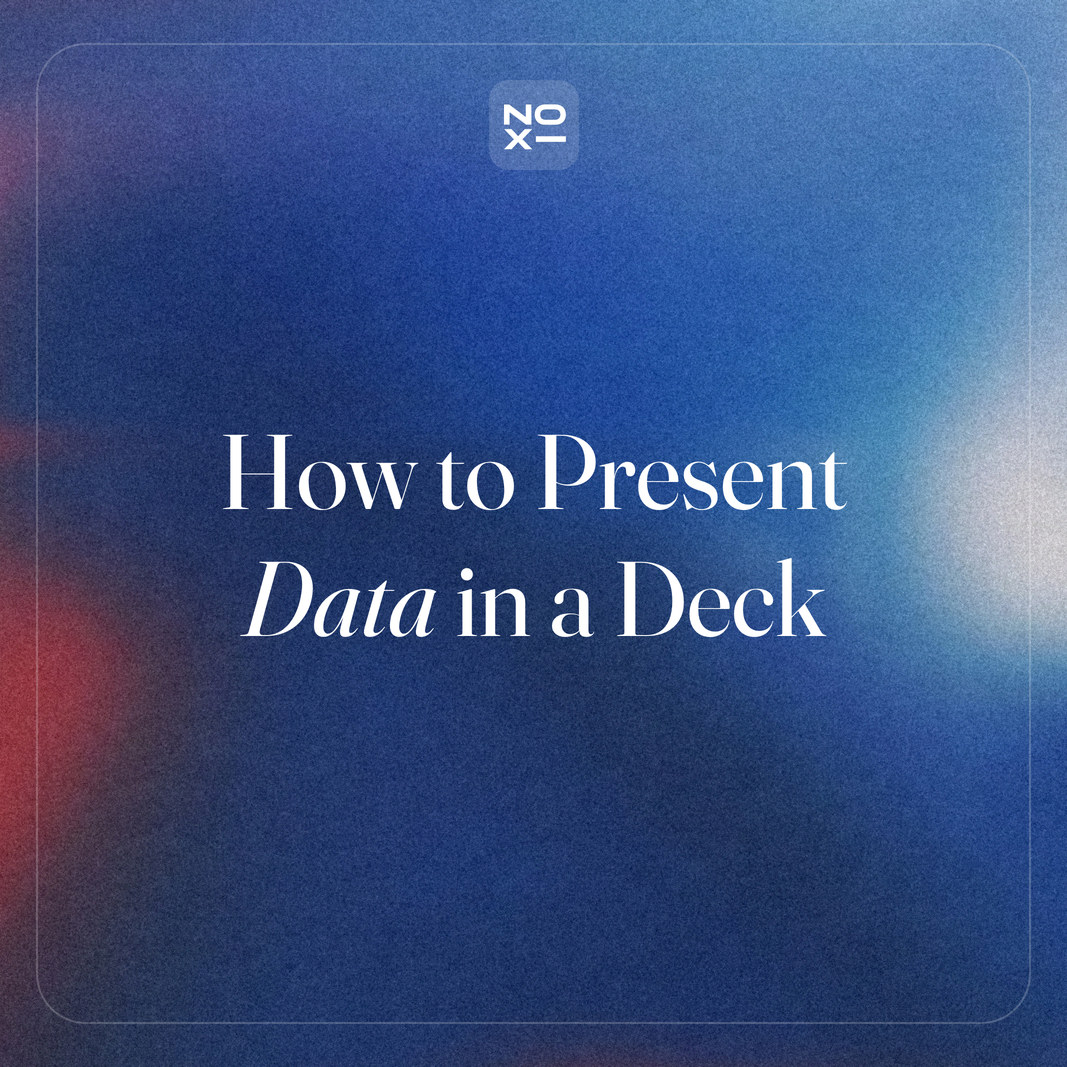How to present data in a presentation: one question, one chart, one finding