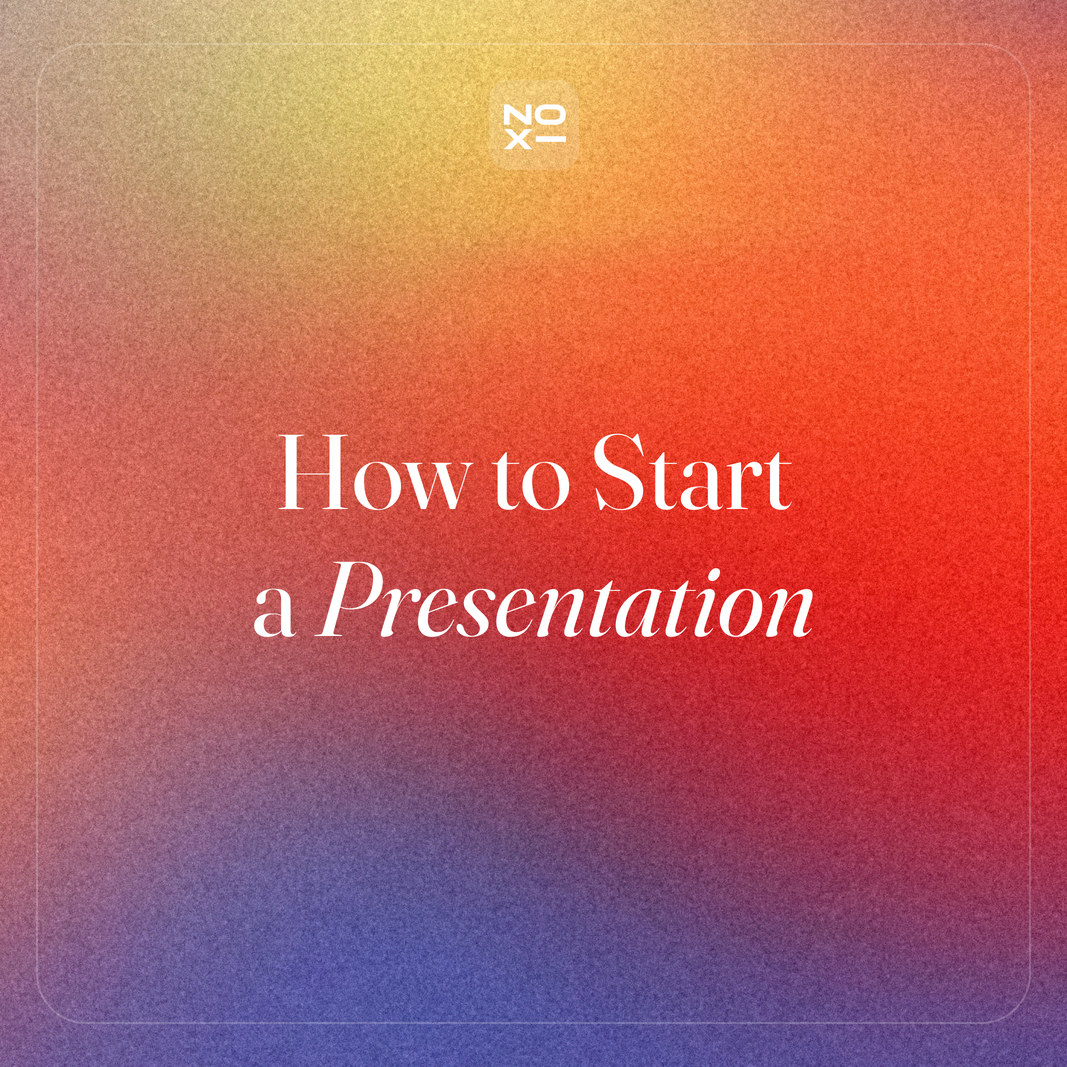 How to start a presentation: plan the first 60 seconds, then the first three slides