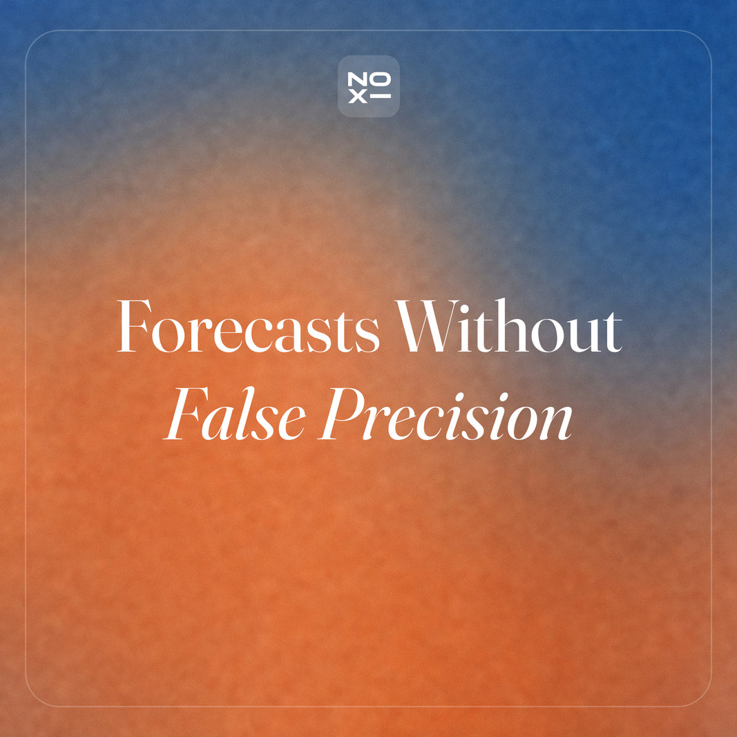 How to present forecasts and uncertainty without false precision