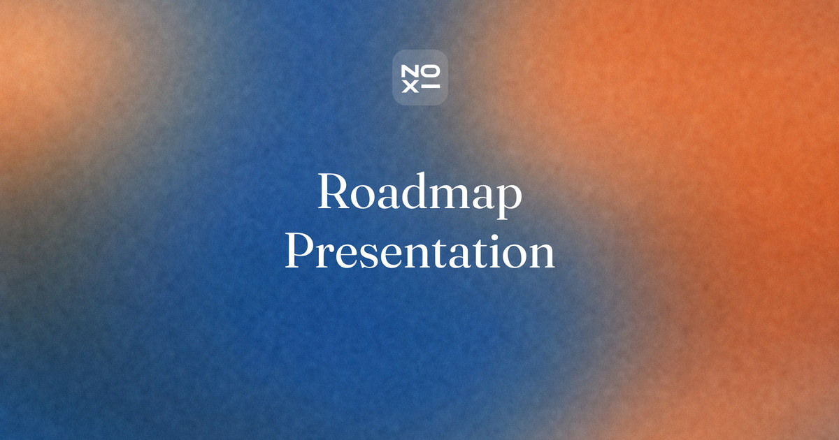 Product roadmap presentation guide cover: an executive roadmap review showing the decision, the evidence and the capacity tradeoff between initiatives