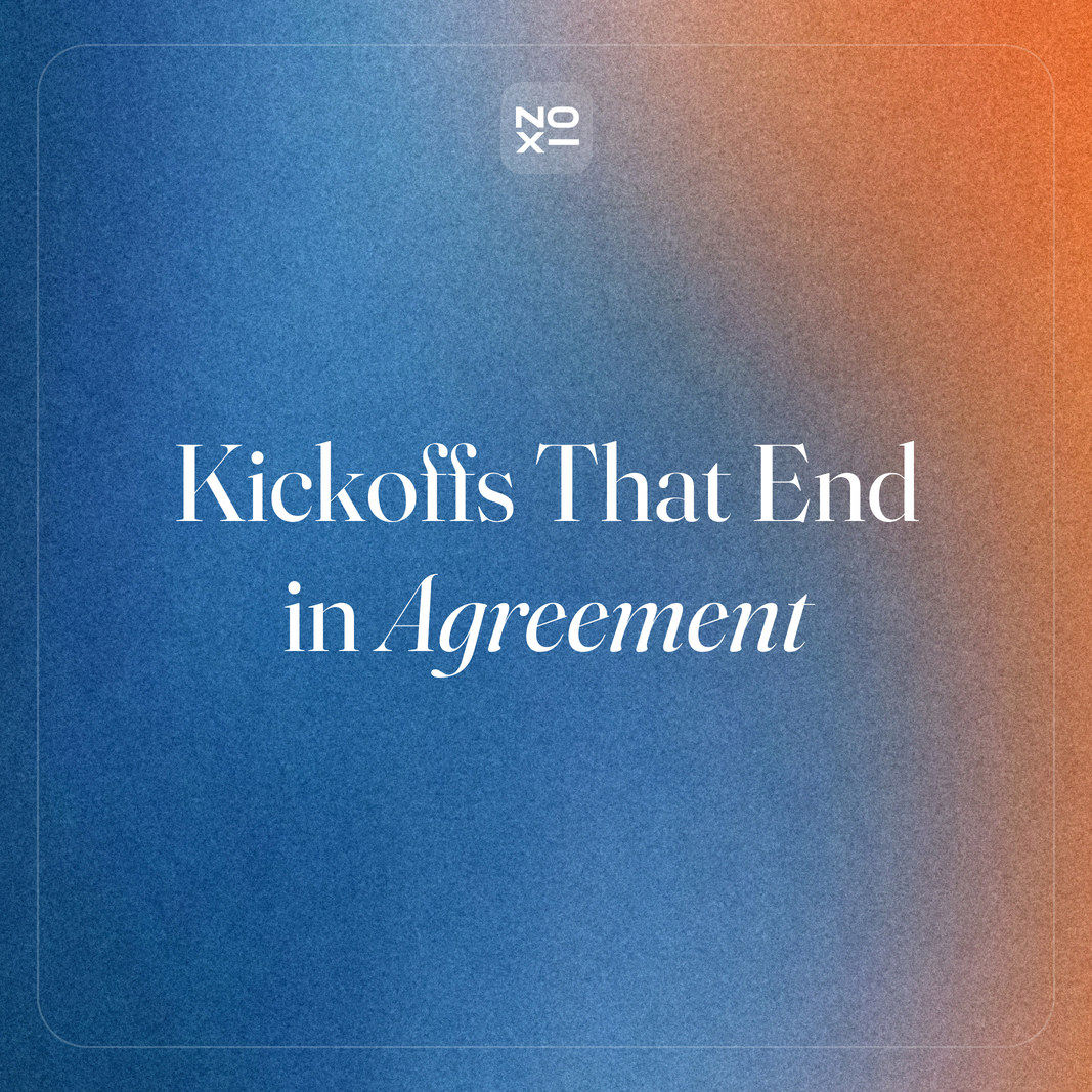How to build a project kickoff presentation that ends in agreement