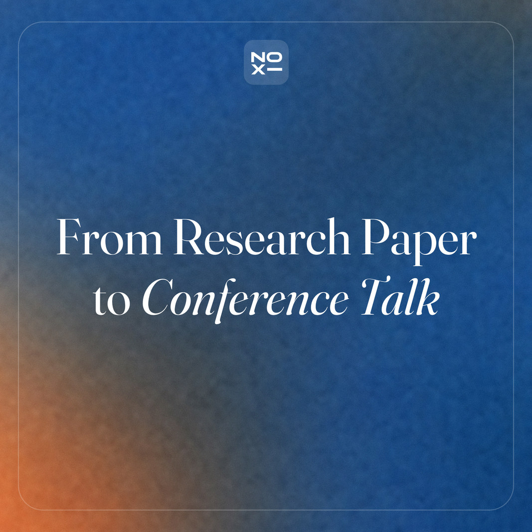 How to turn a research paper into a short conference presentation