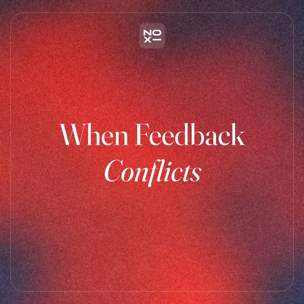 How to resolve conflicting stakeholder feedback on a presentation