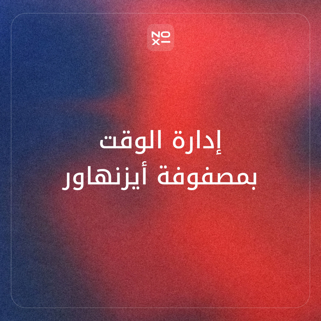 كيف تعدّ عرض بوربوينت عن إدارة الوقت: مصفوفة أيزنهاور وتدقيق الـ168 ساعة ونماذج شرائح لكل جمهور