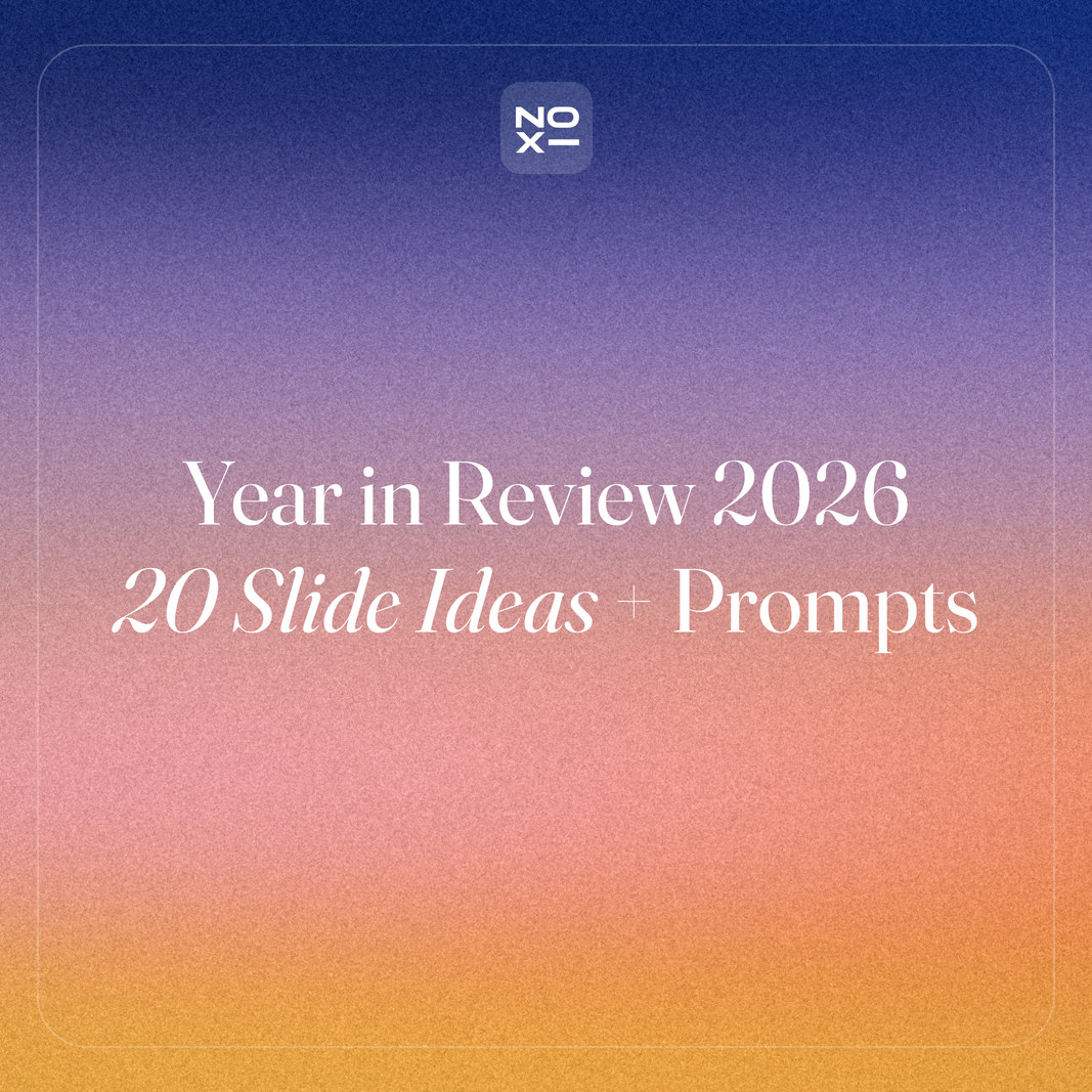 Year in Review Presentation 2026: 20 Slide Ideas + AI Prompts